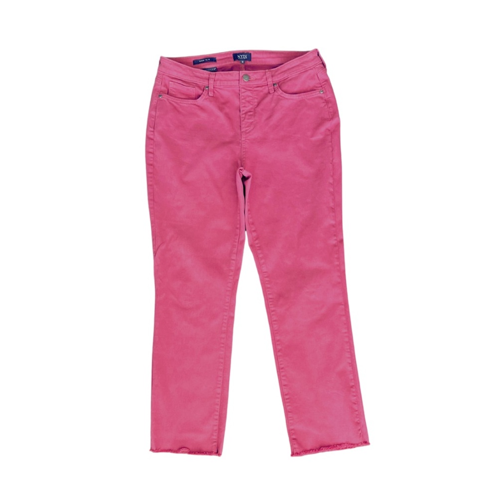 NYDJ - SHERI SLIM || LIFT X TUCK TECHNOLOGY || PINK DENIM || SIZE 10
